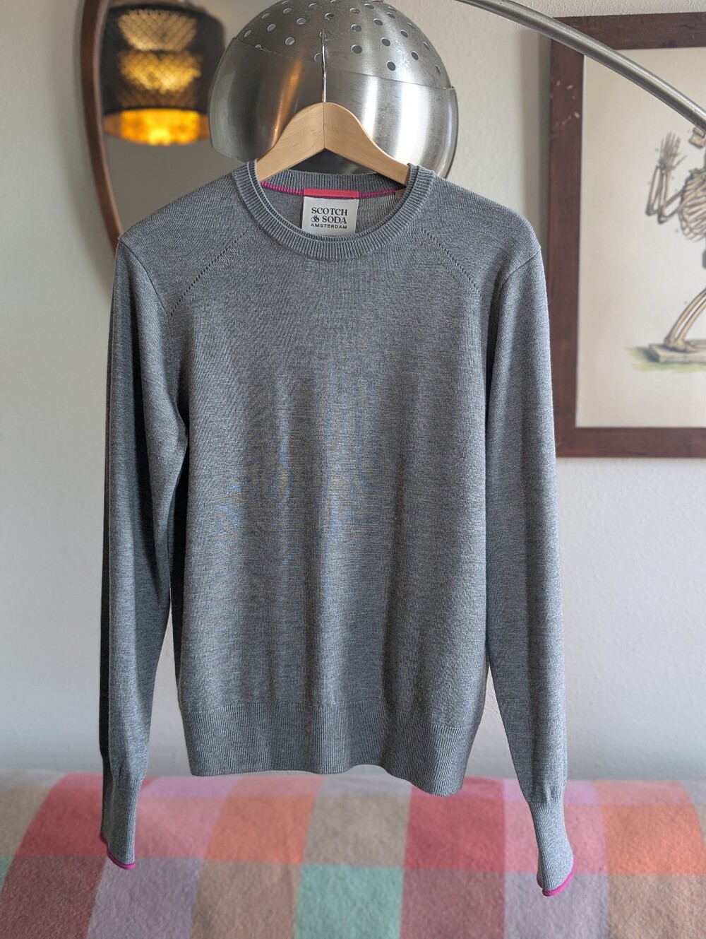 Scotch & Soda Crewneck Grey Sweater - Medium